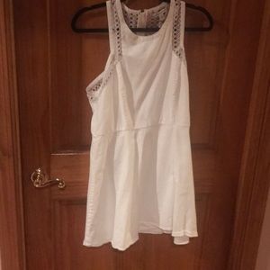White cotton dress